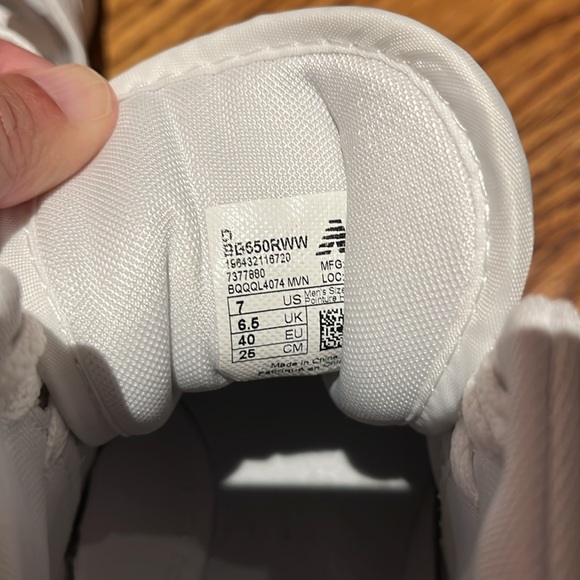 New Balance White 650 Sneakers - Picture 3 of 7
